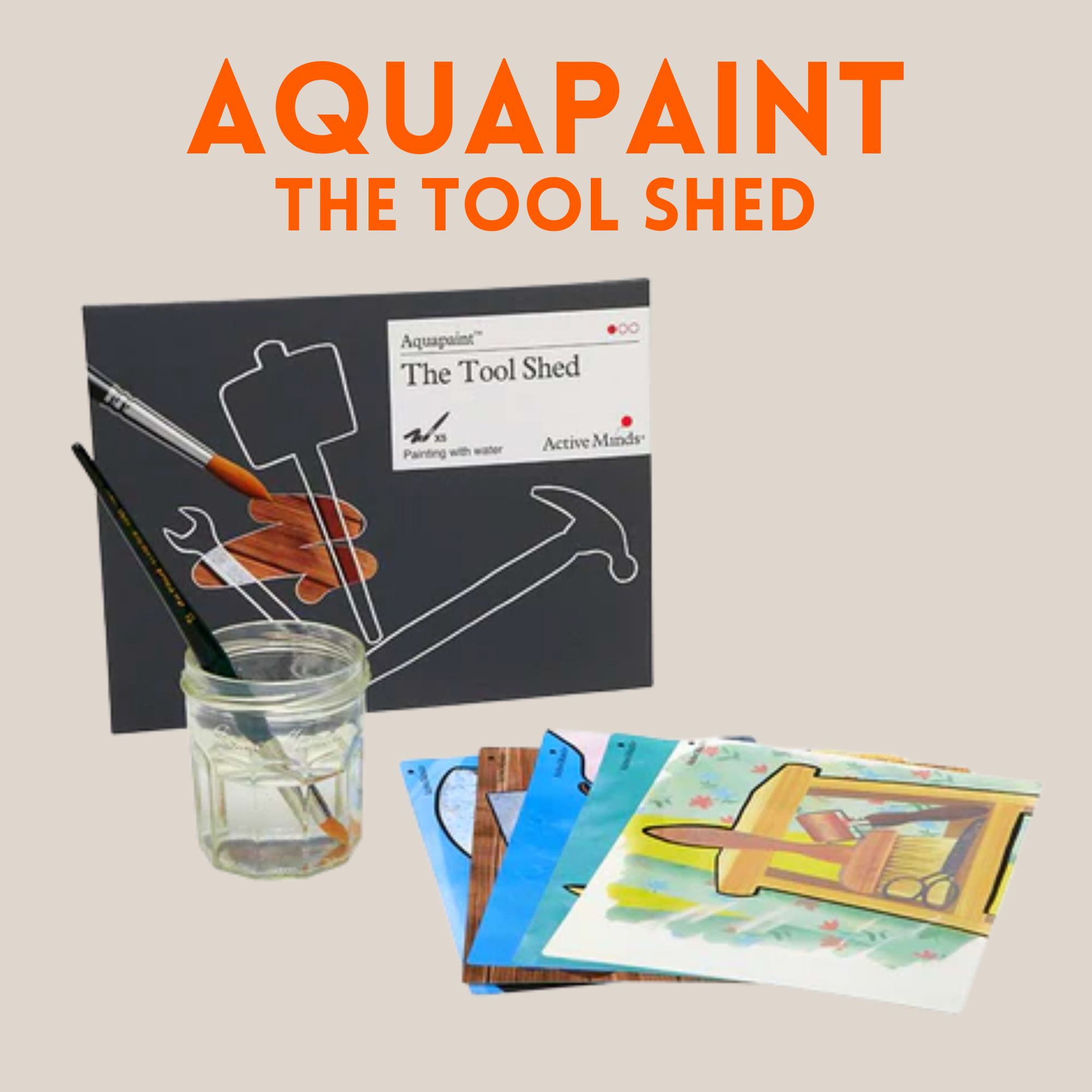 Aquapaint the Tool Shed Tile